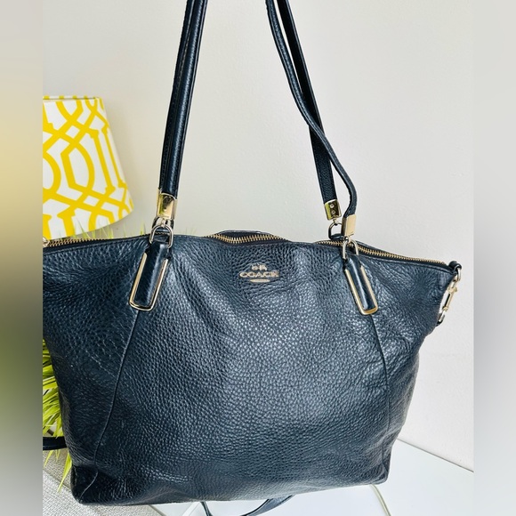 🎠Coach | XL Leather Coach Bag - Picture 14 of 16